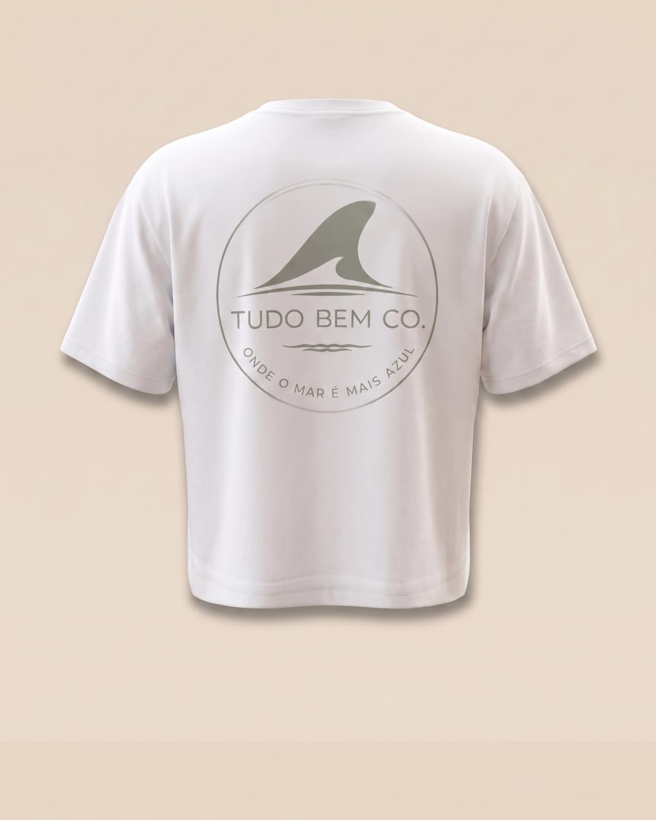 Coastal Crop Tee — White (alt view)