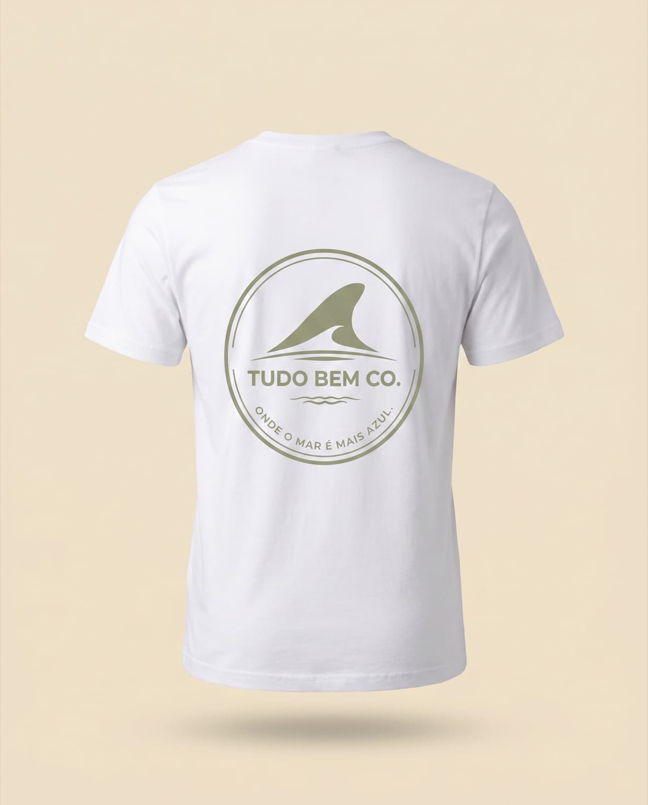 Tide Line Tee — White